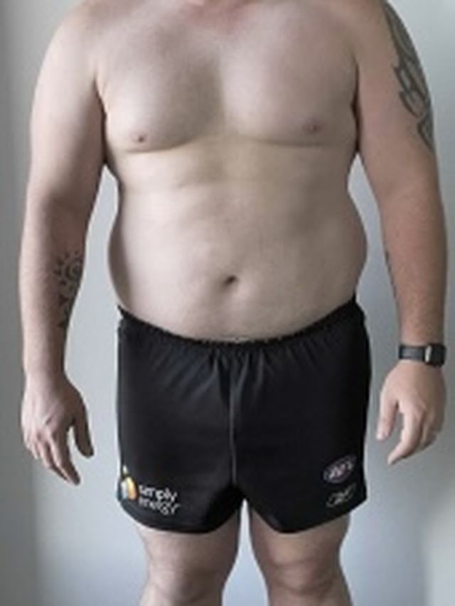 Shaun before